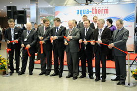 Отктытие выставки Aqua-Therm-Moscow 2011